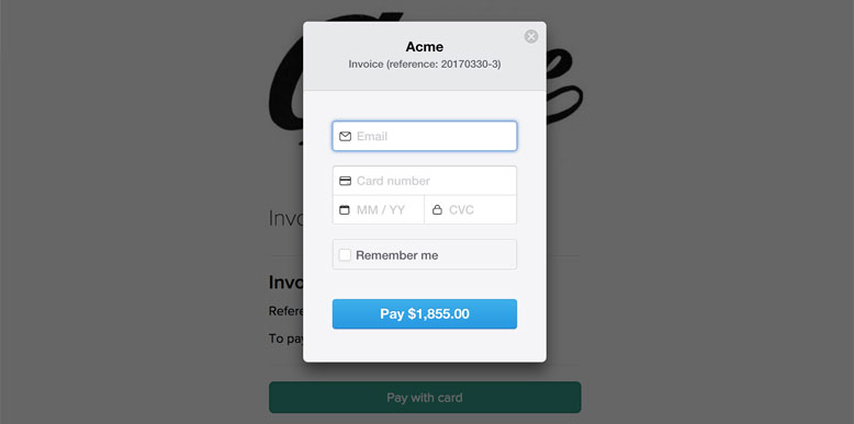 Invoice payment